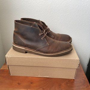 Clarks Desert Book Bushacre 2 Beeswax mens 9 1/2